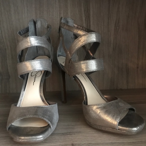 Jessica Simpson Shimmer High Heel 7.5 - Picture 2 of 5